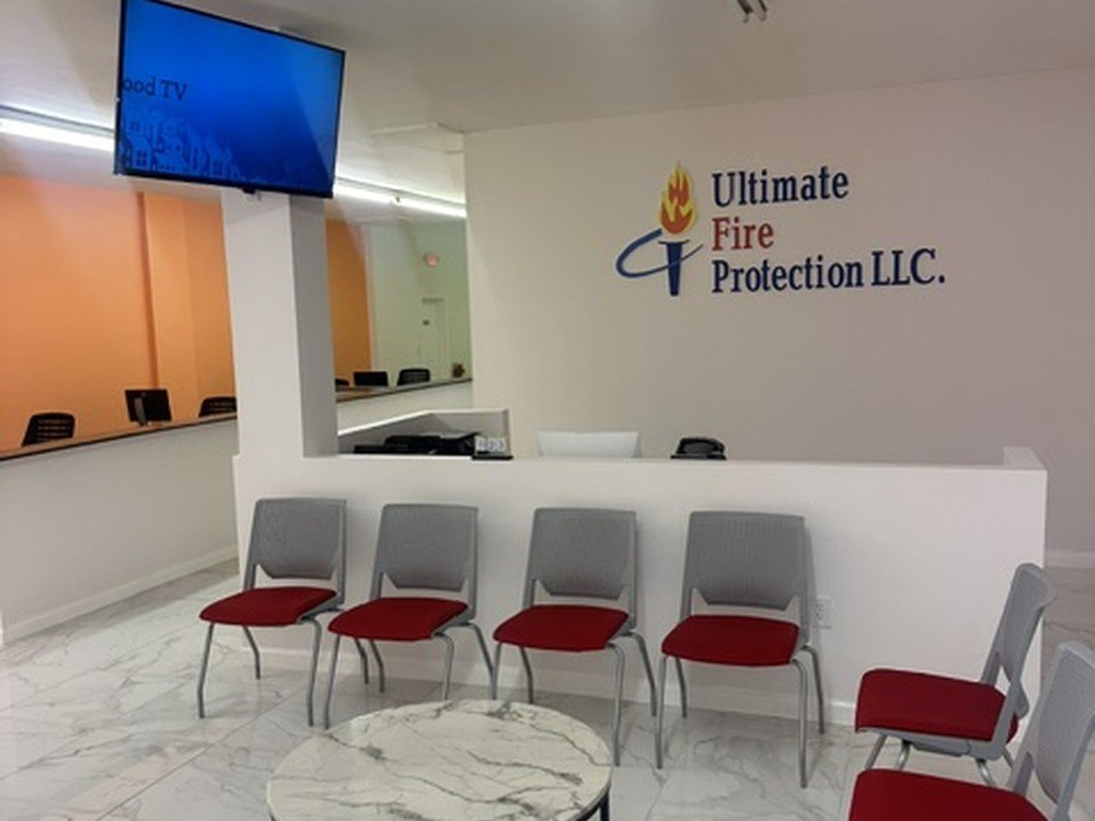 Ultimate Fire Protection office reception area