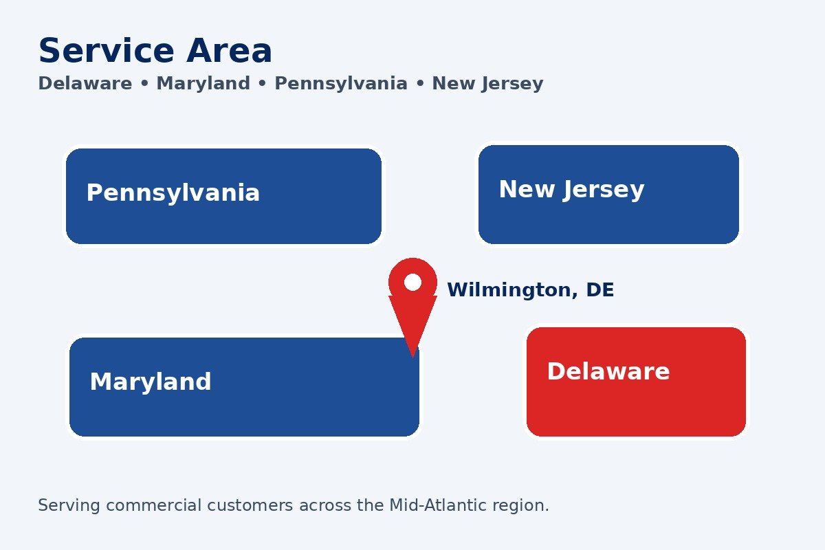 Service area map