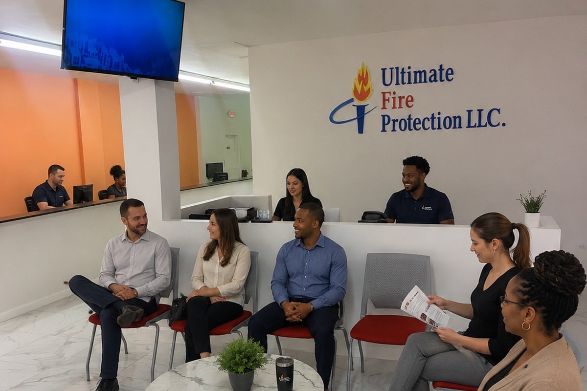 Ultimate Fire Protection technicians and office staff