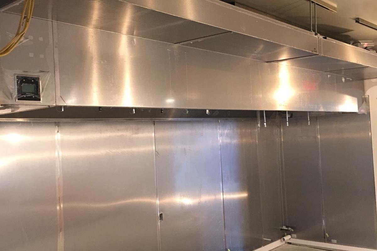 Commercial hood system installation